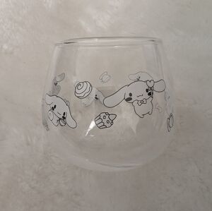NIB Sanrio Cinnamoroll Wobbling Tumbler Glass Cup